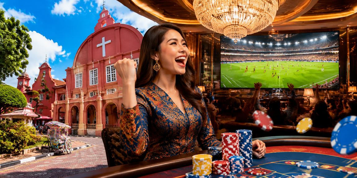 Suasana taruhan bola sepak bermotif batik di Melaka melalui ss13